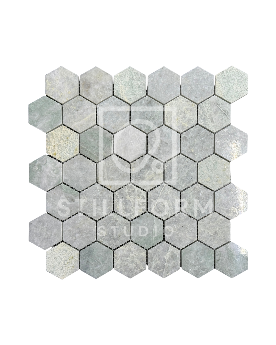 Ming Green Hexagon 2” Marble Mosaic