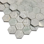 Ming Green Hexagon 2” Marble Mosaic